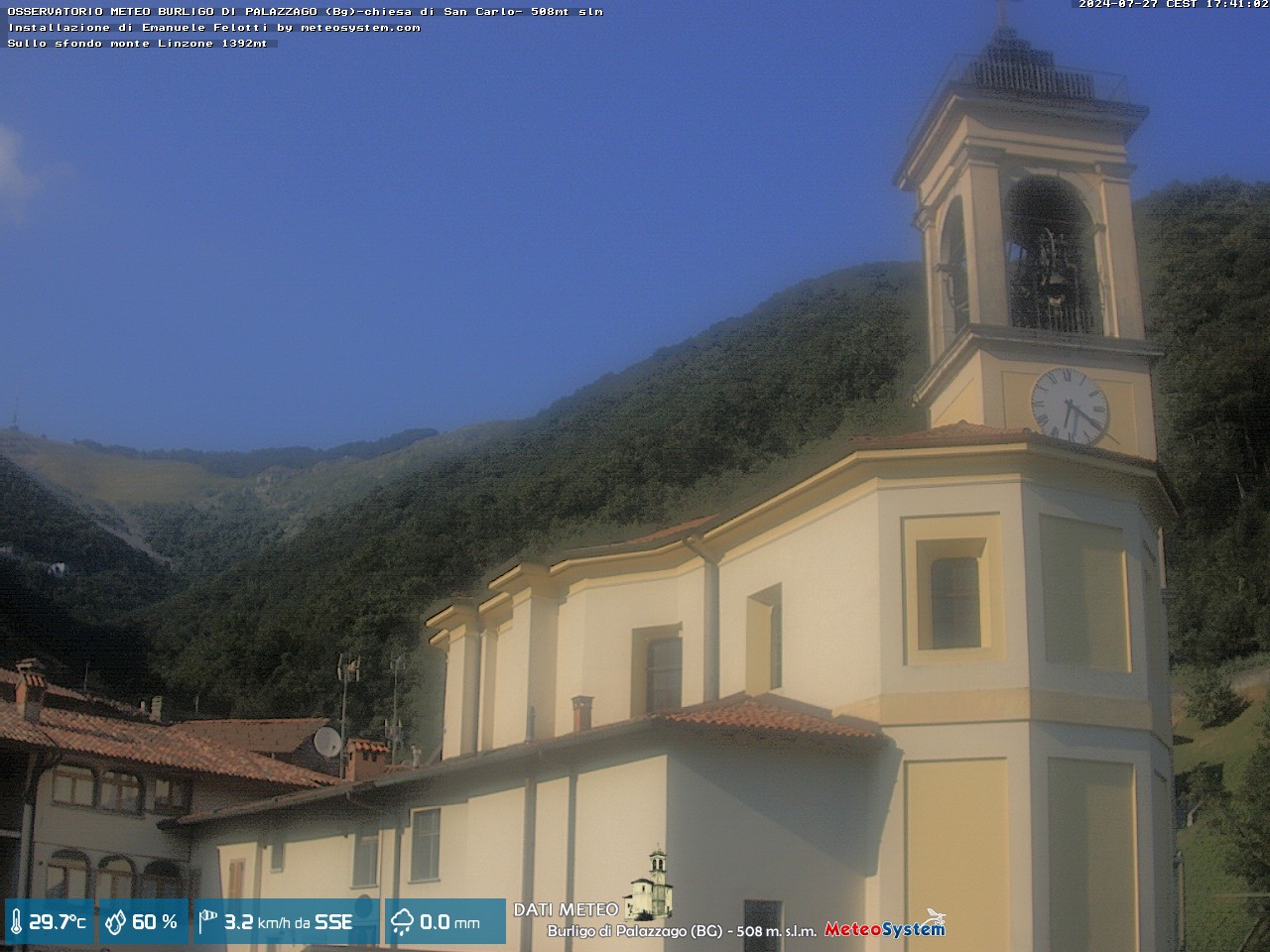 immagine della webcam nei dintorni di Bergamo: webcam Palazzago
